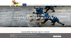 Desktop Screenshot of aledin.at